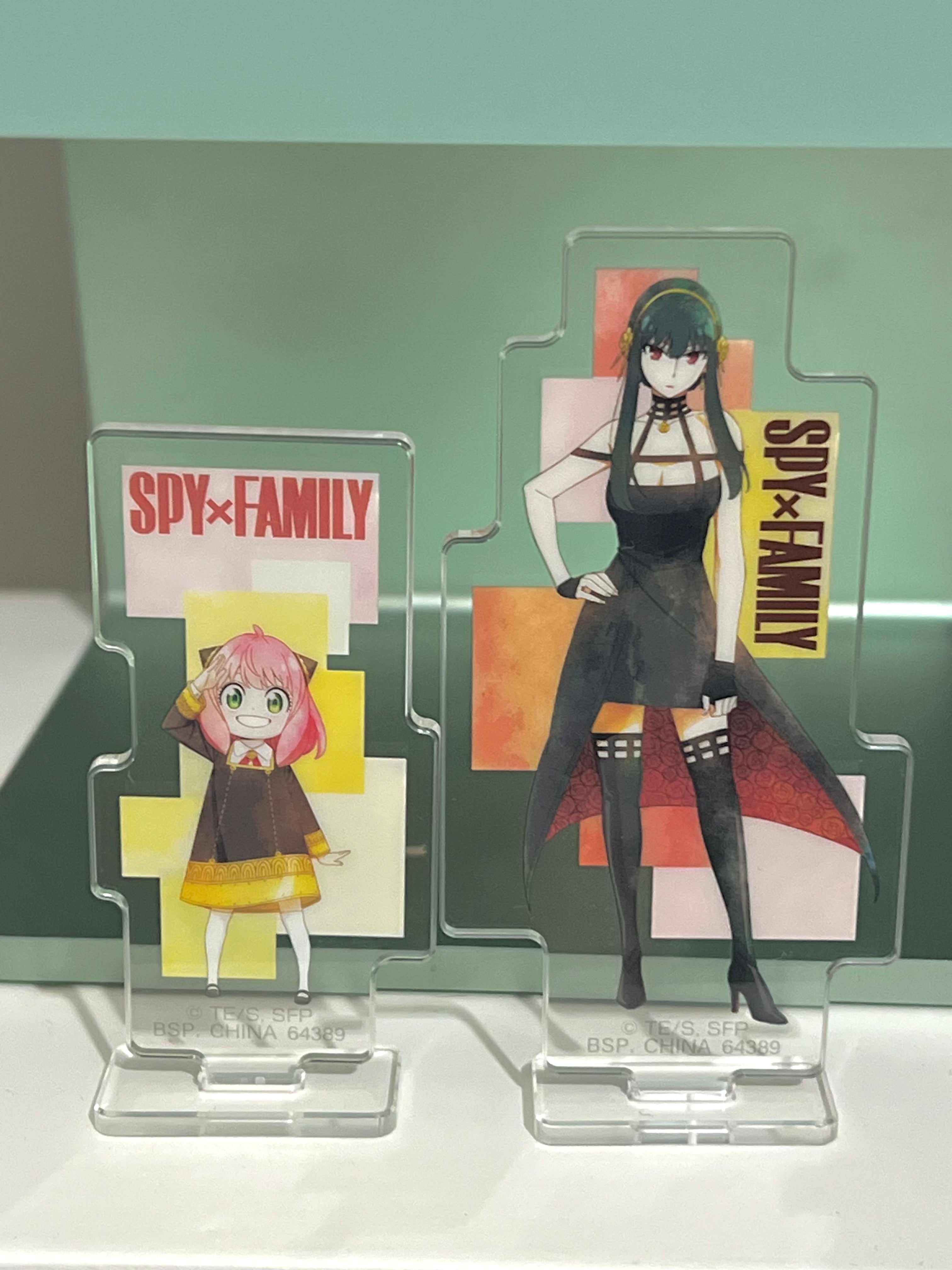 Trinket 2 Yor and Anya Spy Family Acrylic Stand Set