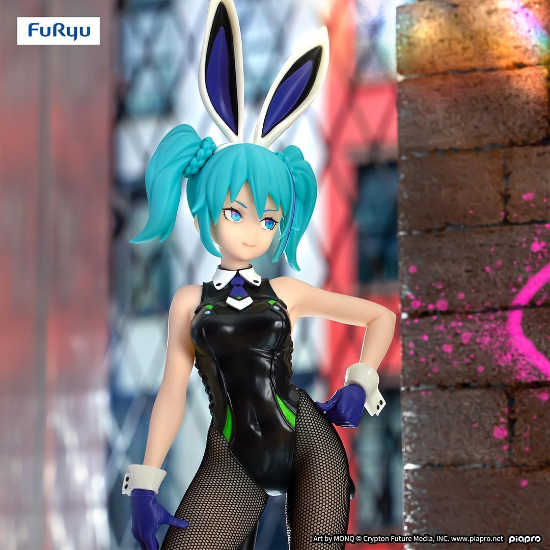 Vocaloid Hatsune Miku BiCute Bunnies Street Violet Color Ver. Figure FuRyu