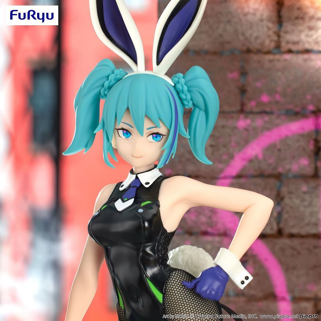 Vocaloid Hatsune Miku BiCute Bunnies Street Violet Color Ver. Figure FuRyu