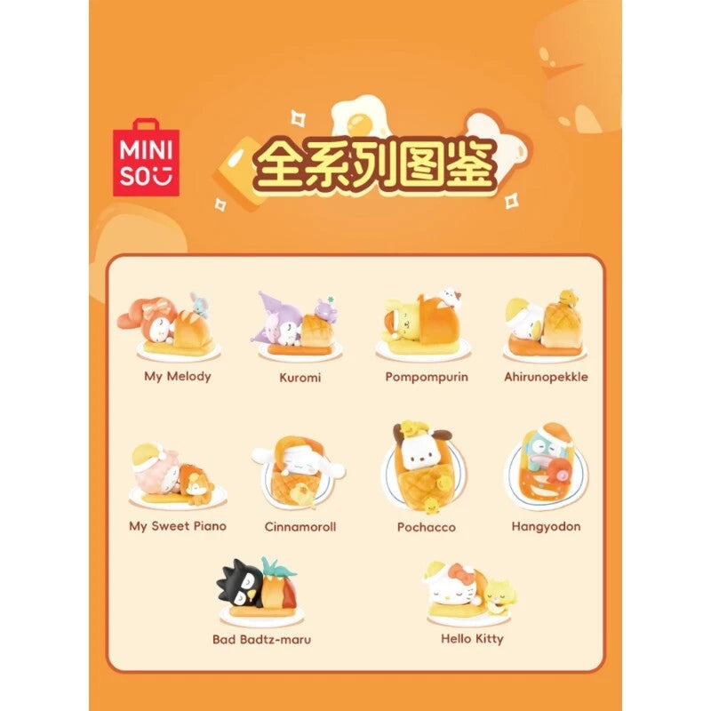 Miniso Sanrio Characters Happy Baking Series Blind Box Brand New Figure Toy Gift