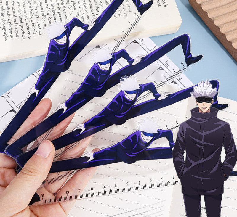 Jujutsu Kaisen Satoru Gojo Straight Ruler - 15Cm Student Drawing Ruler