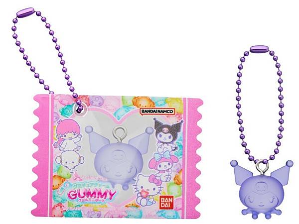 Sanrio Characters Gummy & Mini Pouch Kuromi and My Melody