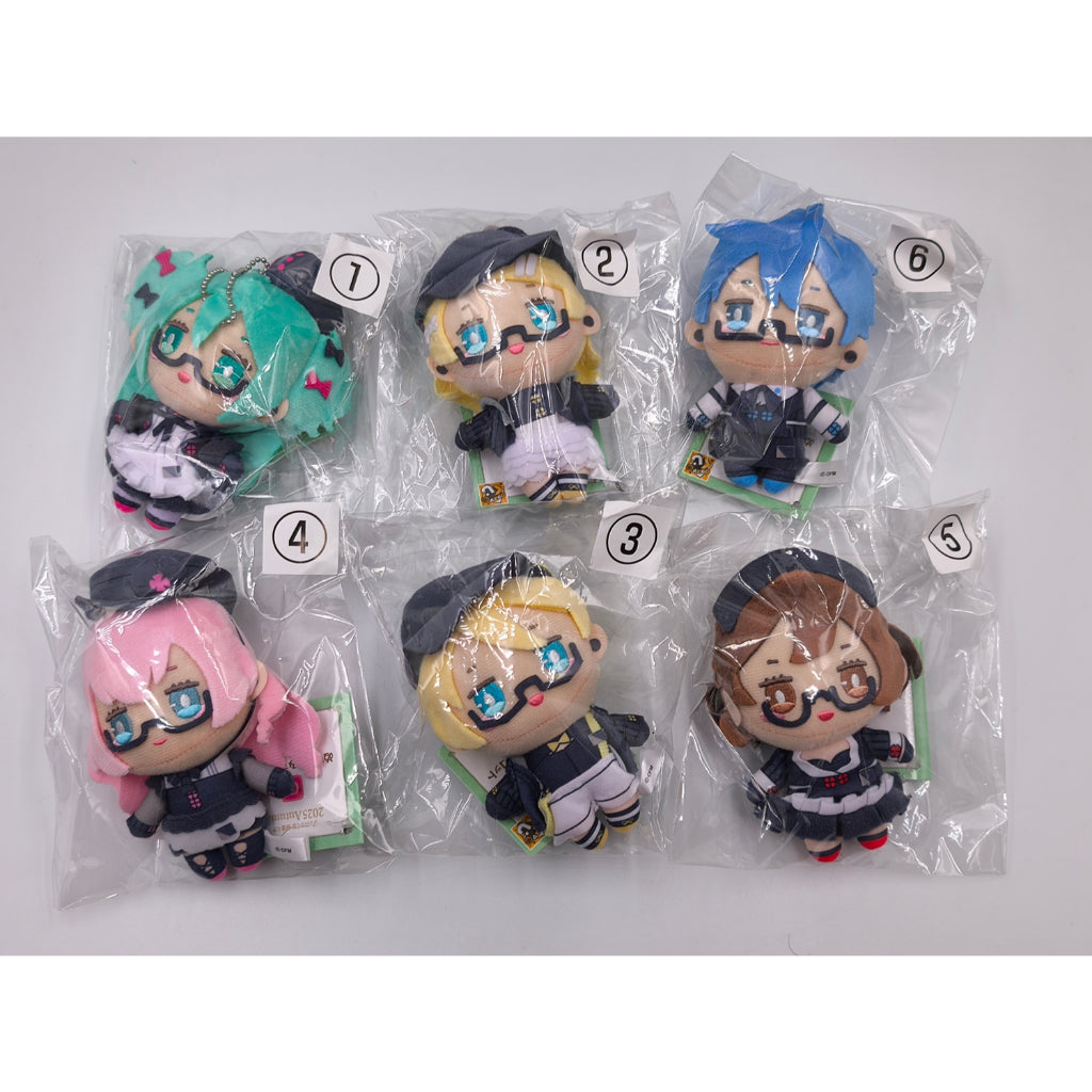 Vocaloid Project Sekai Luka Plush Keychain JP Glasses x Café Ver.