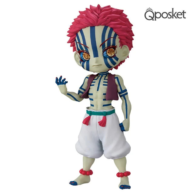 OPEN BOX Qposket Demon slayer Akaza figure